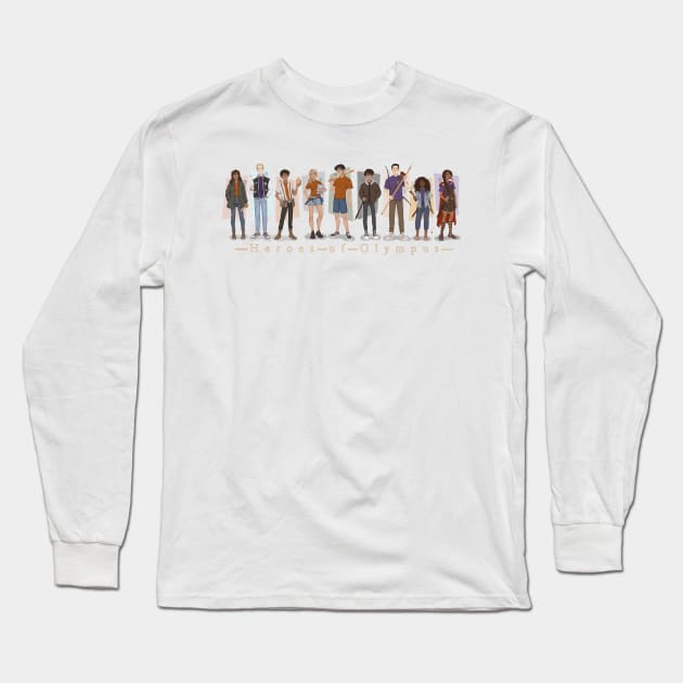 Heroes of olympus Long Sleeve T-Shirt by ritta1310